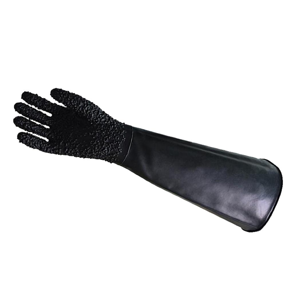 68 Cm Tay Phải Bảo Vệ Làm Việc Găng Tay Phun Cát Vụ Nổ Tủ 27