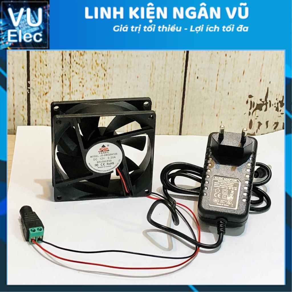 Bộ Quạt Tản Nhiệt Hút Khói Hàn 12V Quạt Tản Nhiệt, Quạt Máy 12V Cho Máy Tính, Thú Cưng, Bể Cá