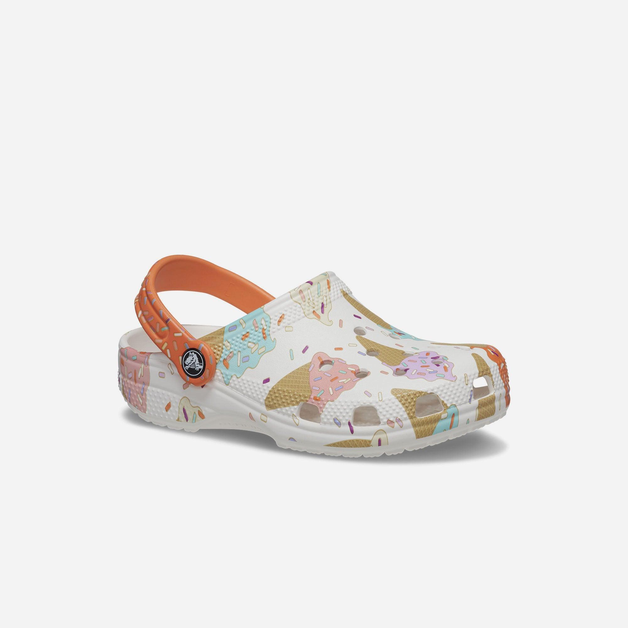 Giày lười trẻ em Crocs Classic Ice Cream Graphic - 208575-94S (>3 tuổi)