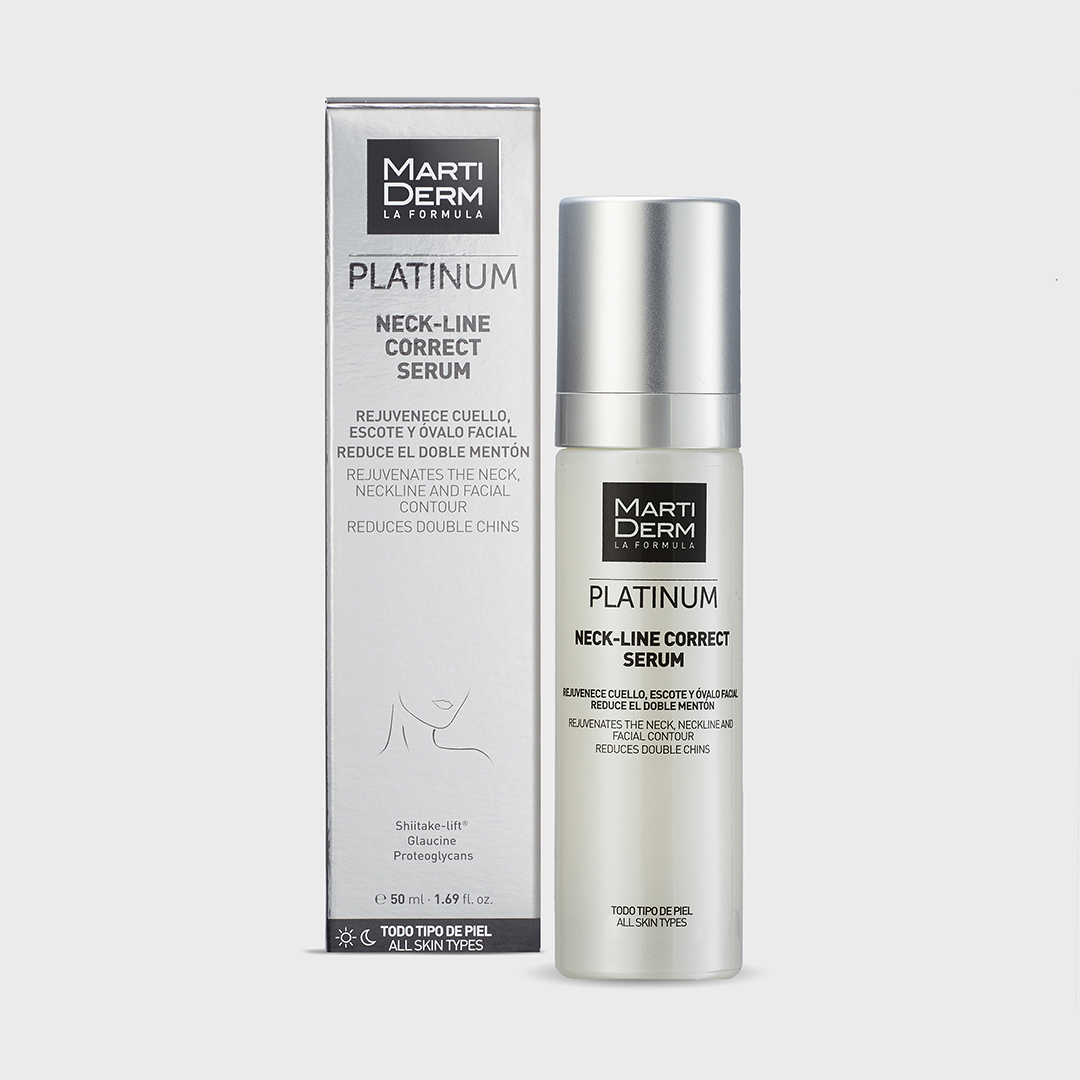 Tinh Chất Làm Săn Chắc & Trẻ Hoá Da Vùng Cổ - MartiDerm Platinum Neck Line Correct Serum (50ml)