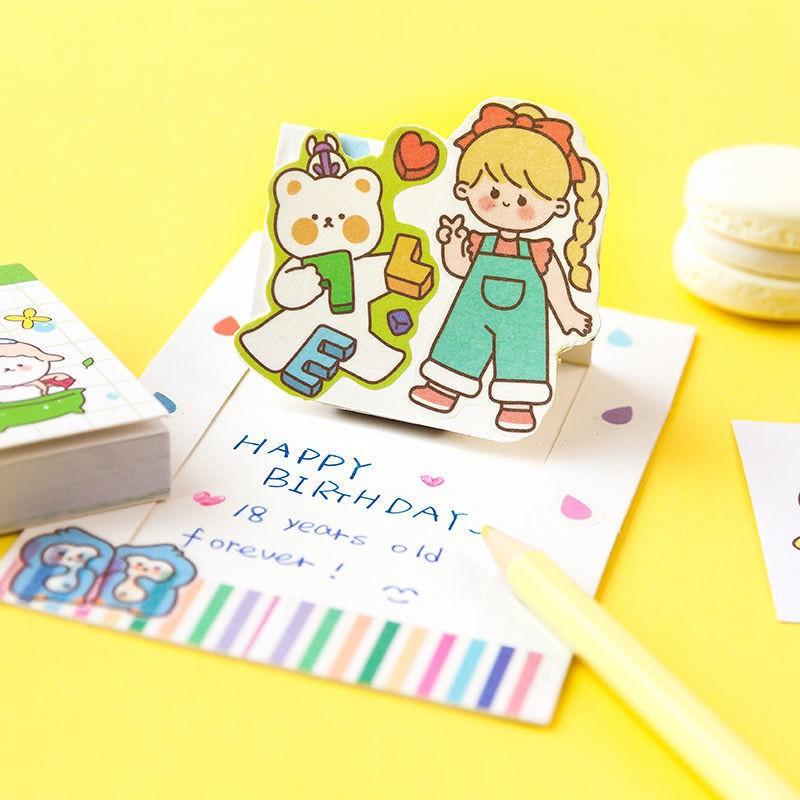 Sổ 50 trang stickers độc đáo dễ thương - MiuSua