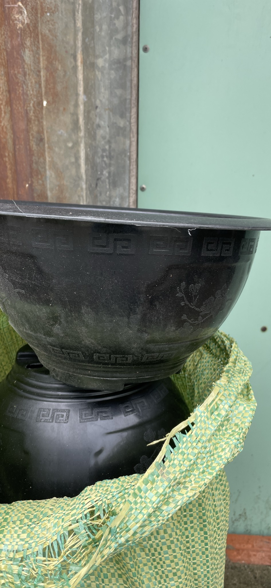 Bộ 10 cái Chậu Truyền thống ĐEN 30cm lọt lòng 26 cm