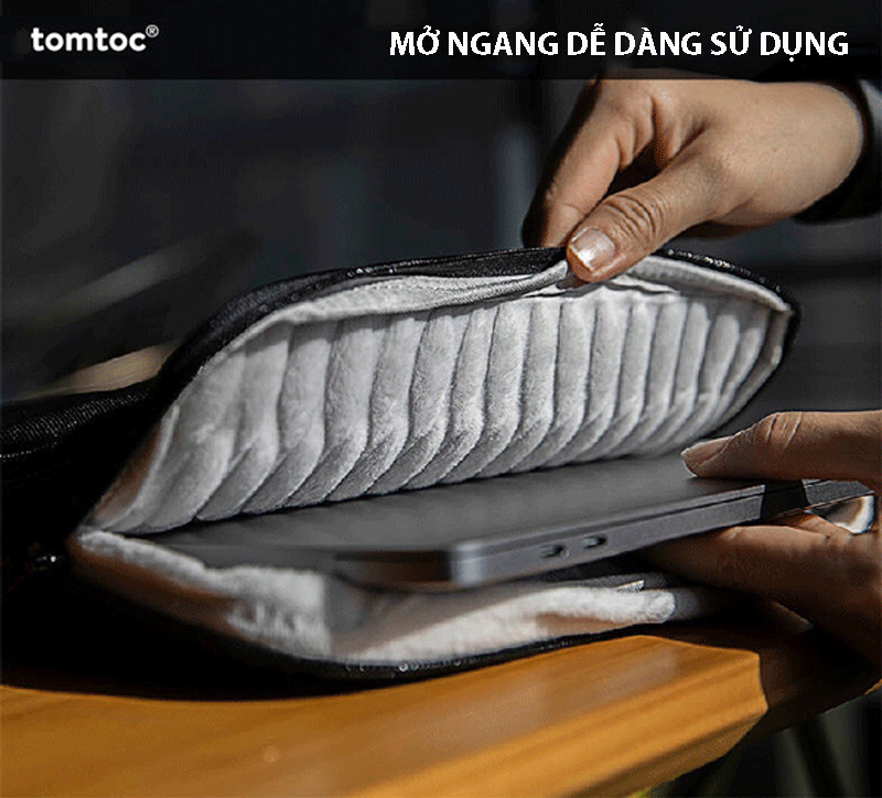Túi chống sốc chính hãng TOMTOC 360° Protection Premium - H13-E01 cho Macbook Pro 16 inch