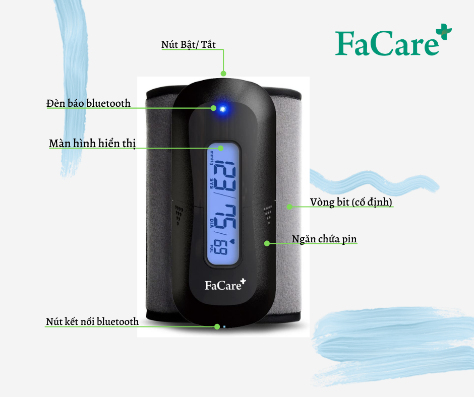 Máy đo huyết áp bắp tay Facare FC-P188 (TD-3140) Bluetooth