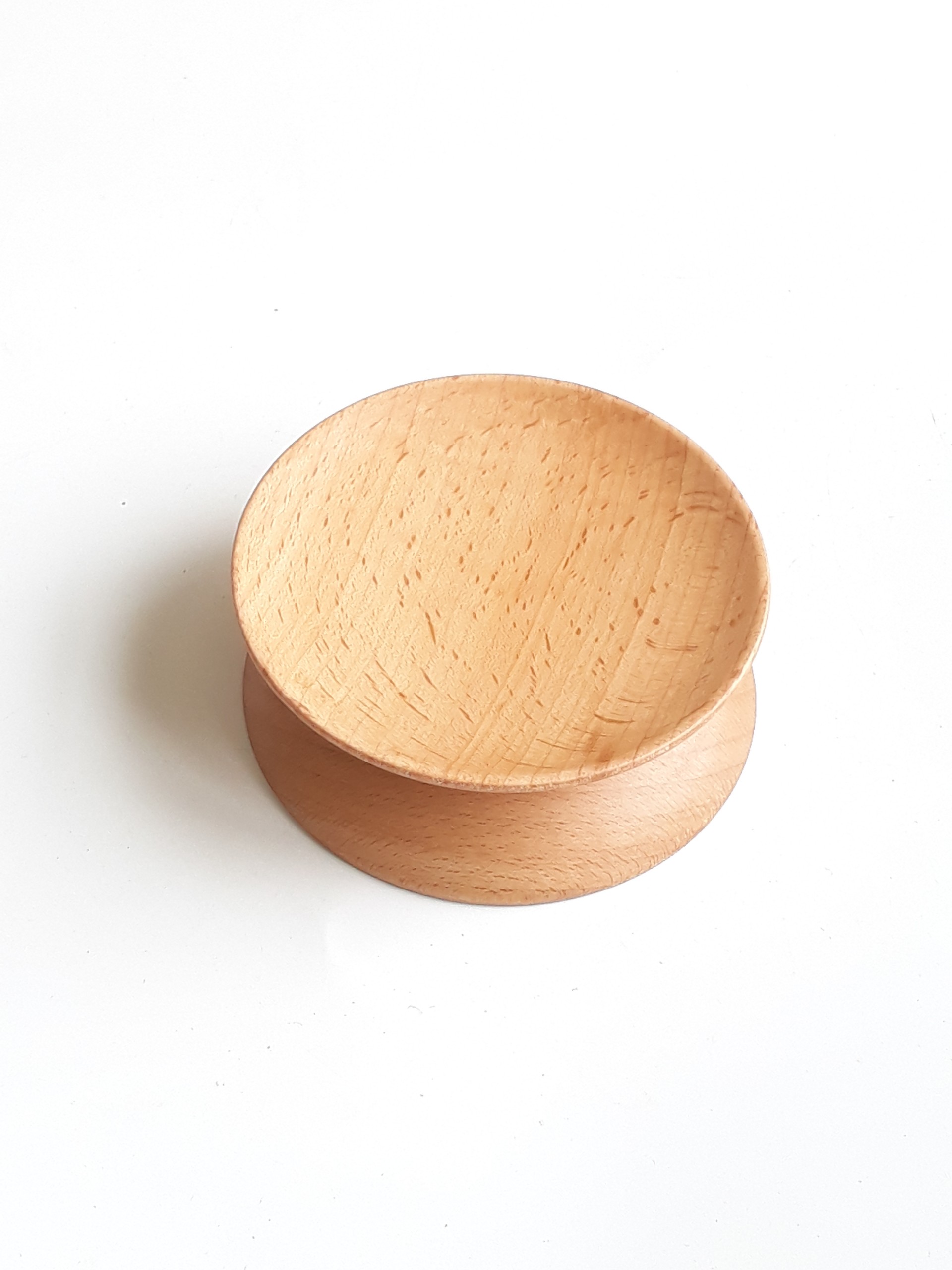 Bộ 6 đĩa gỗ tròn nhỏ lót cốc, ly 10 cm