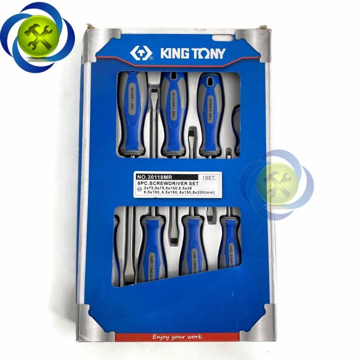Bộ vít dẹp Kingtony 30118MR 8 cây