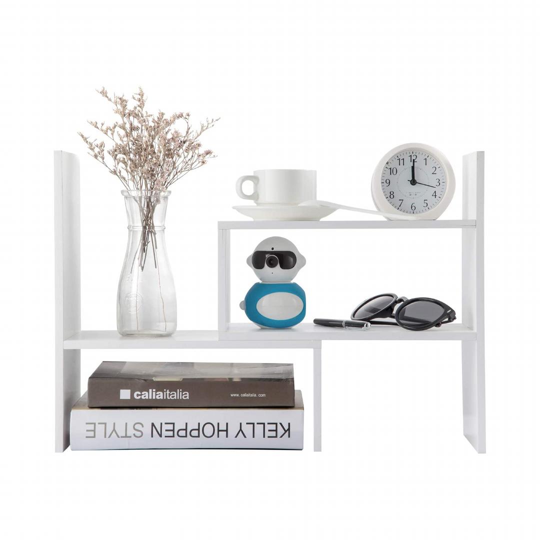 Kệ sách để bàn giá rẻ bằng gỗ SMLIFE Angie