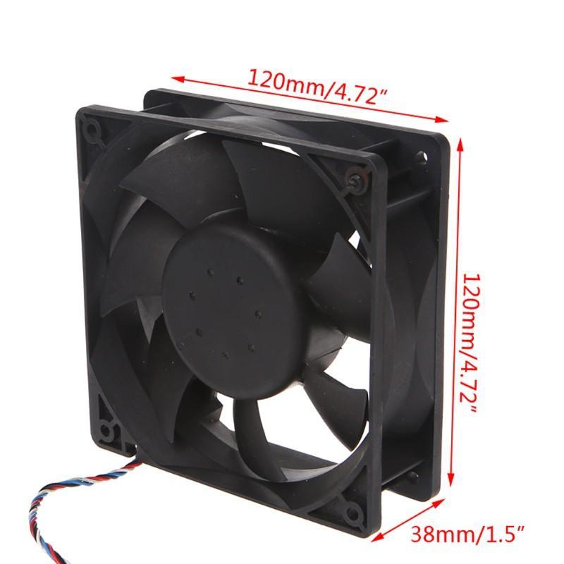 Quạt Tản Nhiệt Không Chổi Than 120x120 X 38mm Dc 12v 1.6a Pwm Server Cho Delta Afc1212De