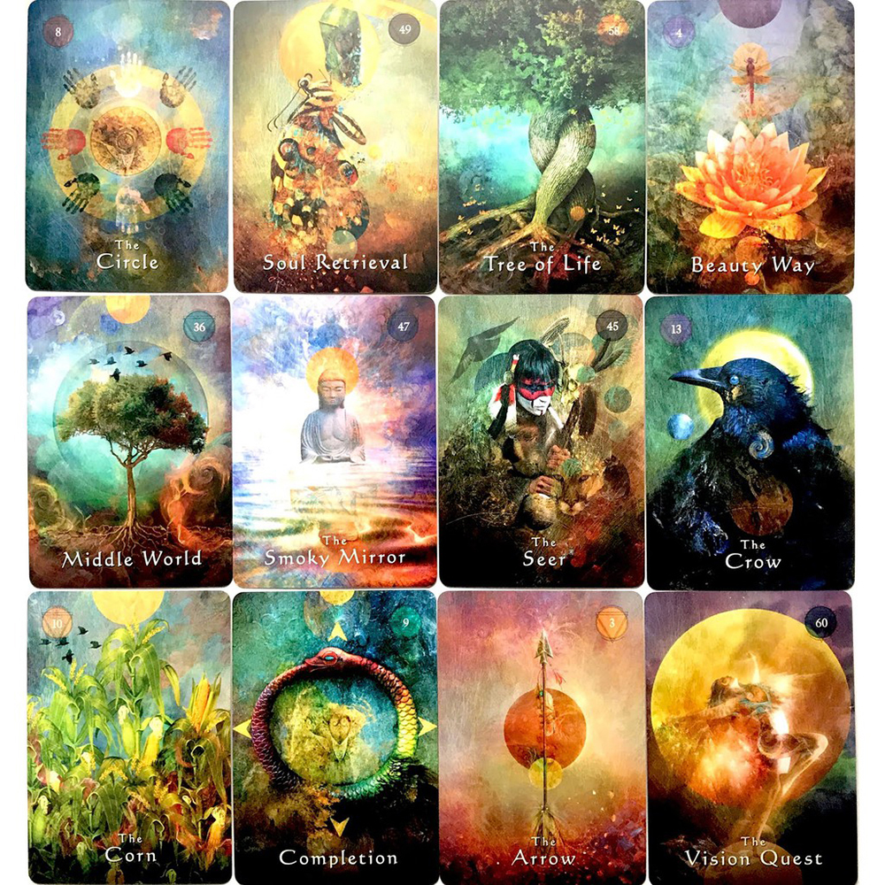 Bộ Bài Oracle Mystical Shaman Oracle Đá Thanh Tẩy
