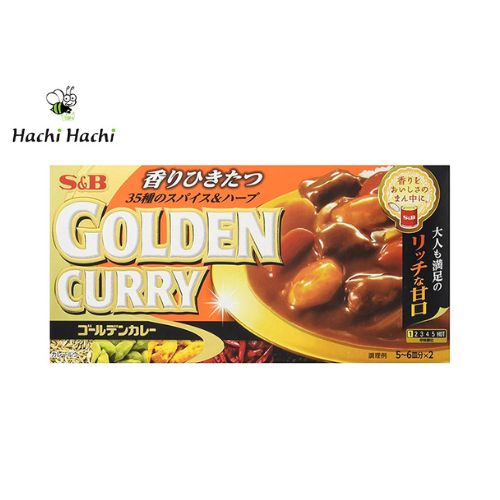Viên cà ri Golden Curry vị mặn ngọt 198g