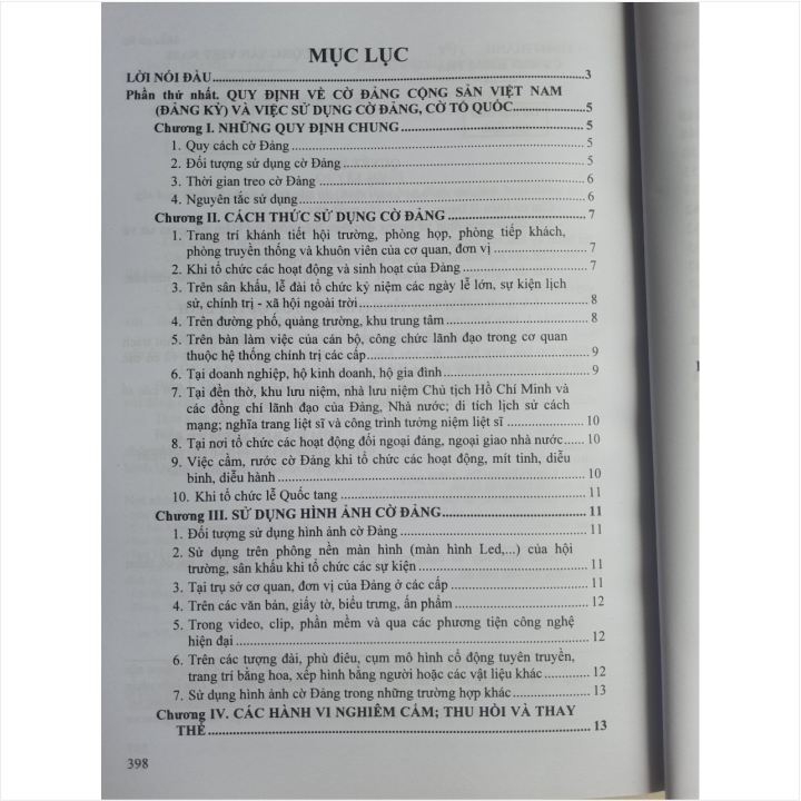 Quy Định về Sử Dụng Cờ Đảng Cộng Sản Việt Nam, Cờ Tổ Quốc tại các Cơ Quan Tổ Chức Doanh Nghiệp và Hướng Dẫn Nghiệp Vụ Công Tác Văn Phòng Cấp Ủy Ở Cơ Sở - V2247T