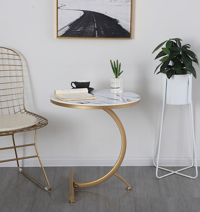 Bàn trà trang trí LIGHT EXTRAV WHITE