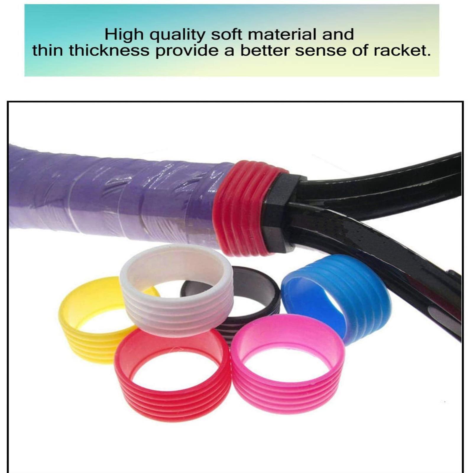 2x5 Tennis Racket Grip Packs Sweat Absorbing Badminton Grip Band Black