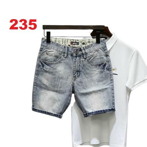 Quần short jean chất bò co giãn- quần lửng nam nhiều mẫu thời trang TINA ms245