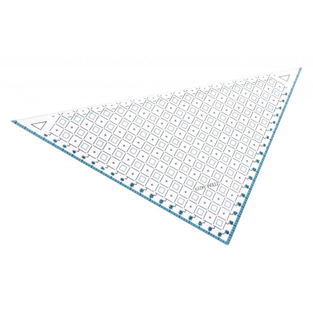 35x15.5cm Acrylic Quilting Bản Mẫu Miếng Dán Cường Lực May Thước Quilting Dụng Cụ