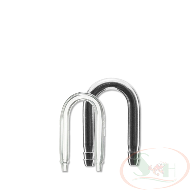 Co U thủy tinh, inox chống gập ống dây dẫn khí oxy co2 bể cá tép thủy sinh.
