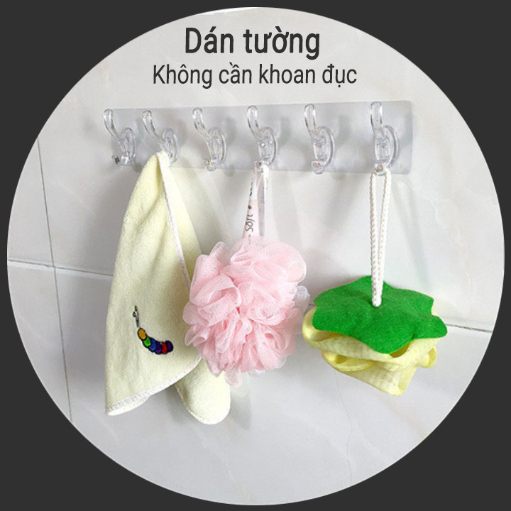 Móc Treo Dán Tường Để Đồ Siêu Dính