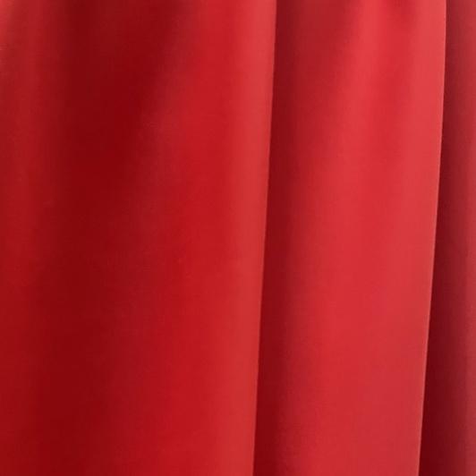 Áo dài đỏ trơn truyền thống may sẵn tết lễ cưới lụa mỹ cao cấp