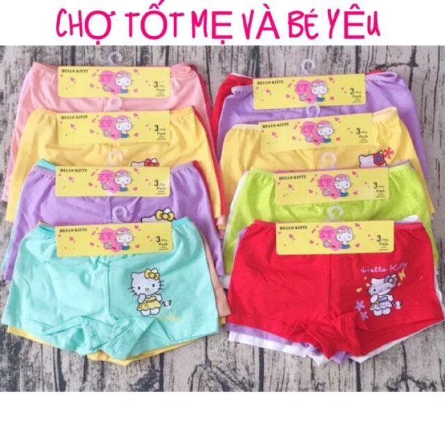 SET 3 QUẦN ĐÙI CHIP BÉ GÁI 10-35KG