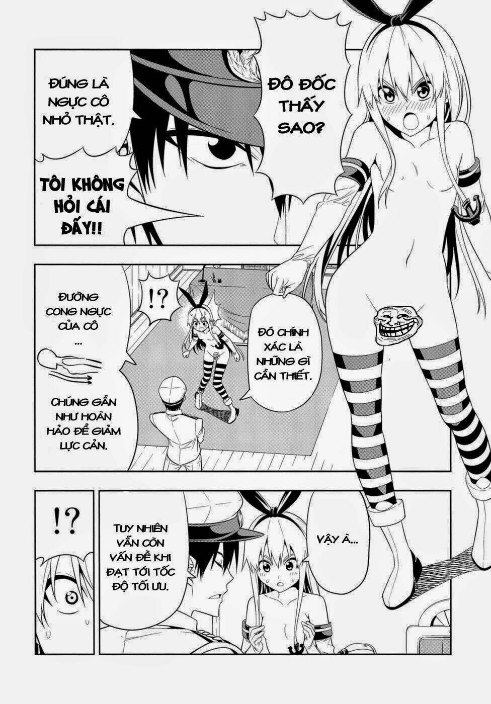 Kantai Collection -Kancolle- Tricking And Sexual Harassing Shimakaze, Who Wants To Become Faster Chapter 0 - Trang 10