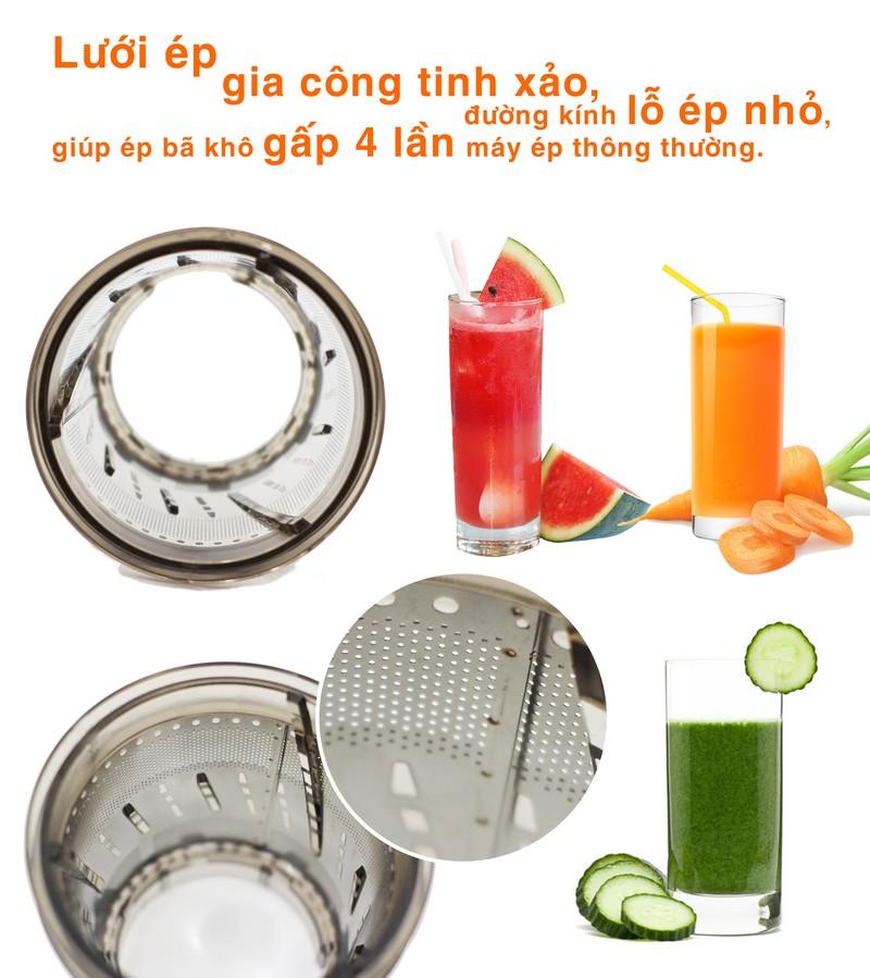 Máy ép Mishio Slowjuicer MK61 - Hàng chính hãng