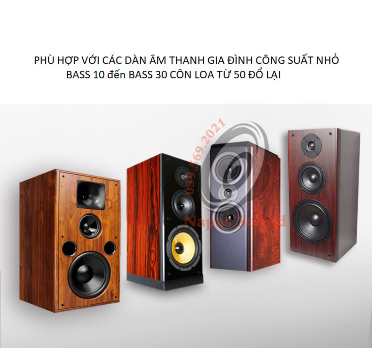 MẠCH PHÂN TẦN 3 ĐƯỜNG TIẾNG WEAH351 - CHỈNH ĐƯỢC ÂM BASS VÀ MID - PHÂN TẦN 3 LOA ĐA NĂNG