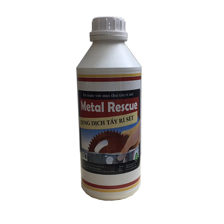 Chất tẩy rỉ sét Metal Rescue 1Kg Sắt Thép Nội Thất Ngoại Thất Nhà Cửa Ô tô Xe Máy