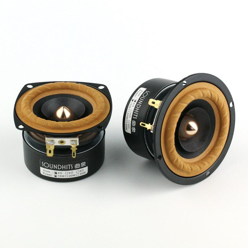 Loa 20W 3 inch 4ohm ~ 8ohm Full loa Fever Tweeter TWEETER MIDOTER AUDIO AUDIA AUDY LOA Color: Round 4 ohms Woofer Size/Full-Range Size: 2PCS