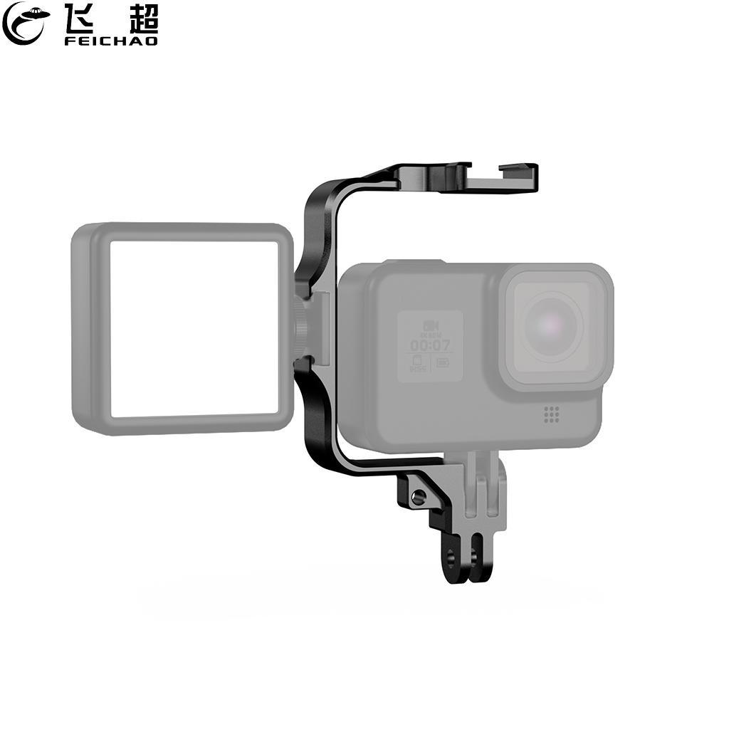 Giá đỡ máy ảnh quay video bằng hợp kim nhôm với Khung mở rộng gắn đế giày lạnh cho Gopro 11 10 9 8 cho Camera hành động DJI OSMO