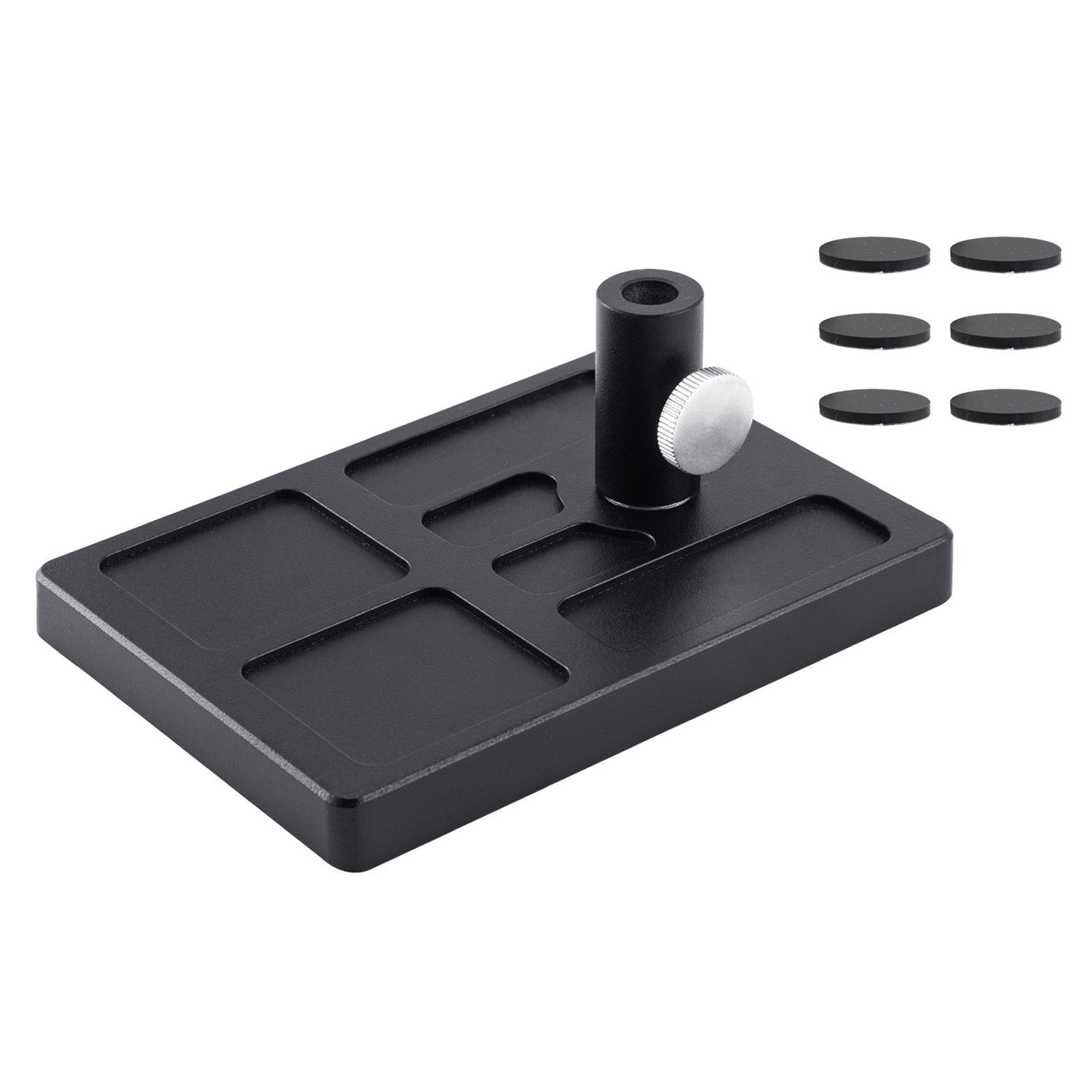 Fly Tying Pedestal Base Fly Tying Tools Fishing Accessories Lure Maker DIY Professional Fishing Hook Rotary Clamp Fly Tying Vise for Travel