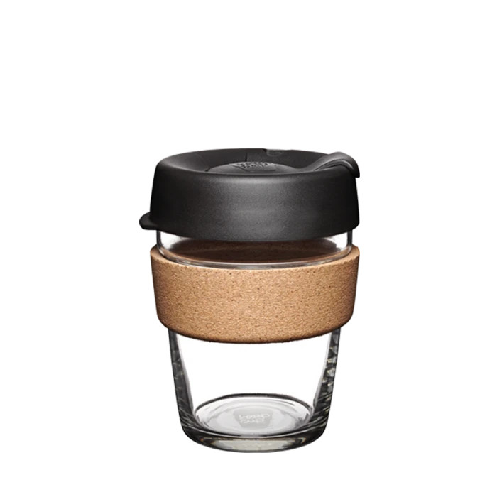 Ly Thủy Tinh KeepCup Cork Black