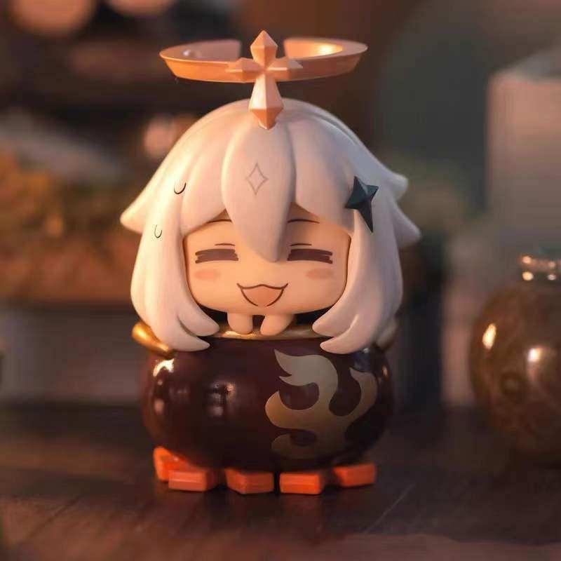 mô hình genshin impact chibi - mô hình Paimon 6cm bằng PVC cao cấp, có box