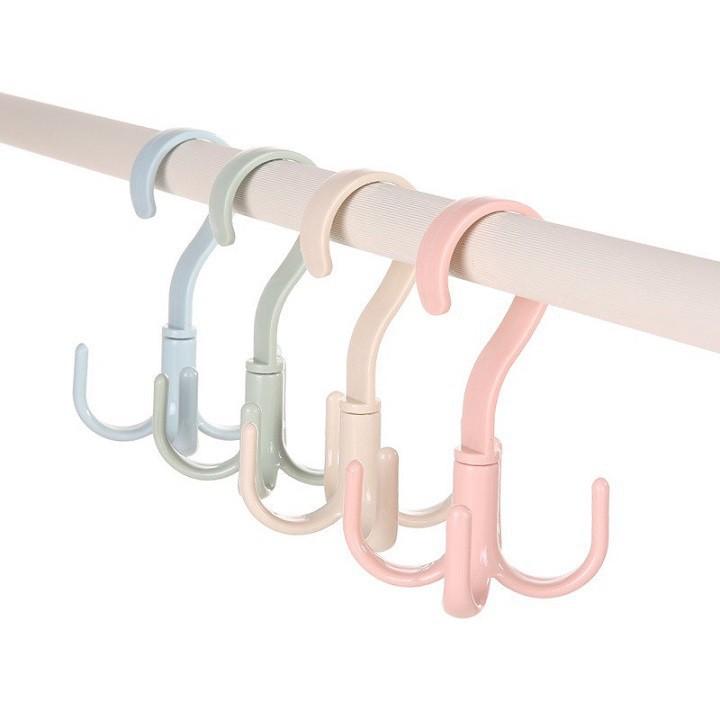 Móc Treo Đồ 4 Chấu Bằng Nhựa Hình Móc Câu Tiện Lợi