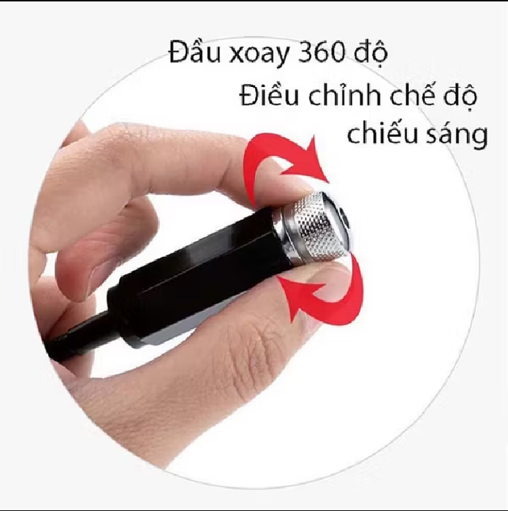 Đèn LED trang trí trần ôtô đèn ngàn sao thích hợp không gian nhỏ