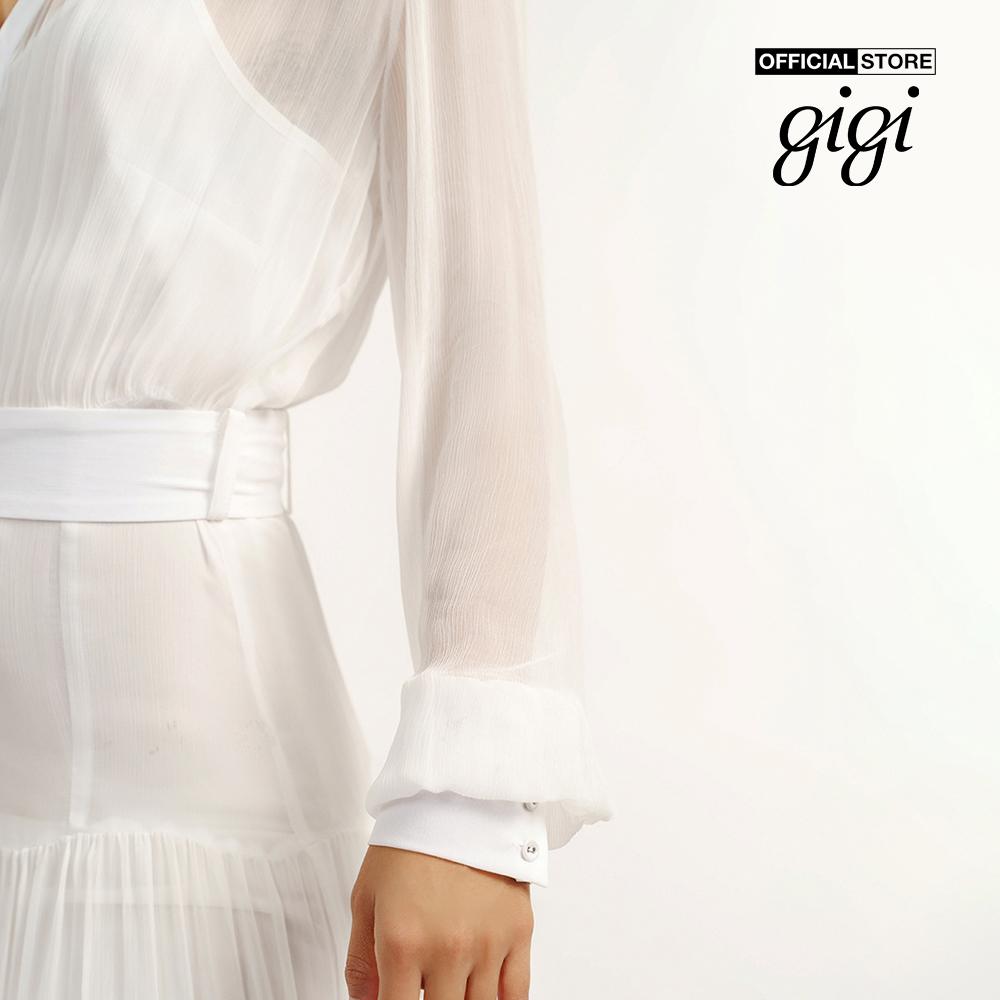 GIGI - Đầm midi phom suông 2 lớp hiện đại G2102D221178