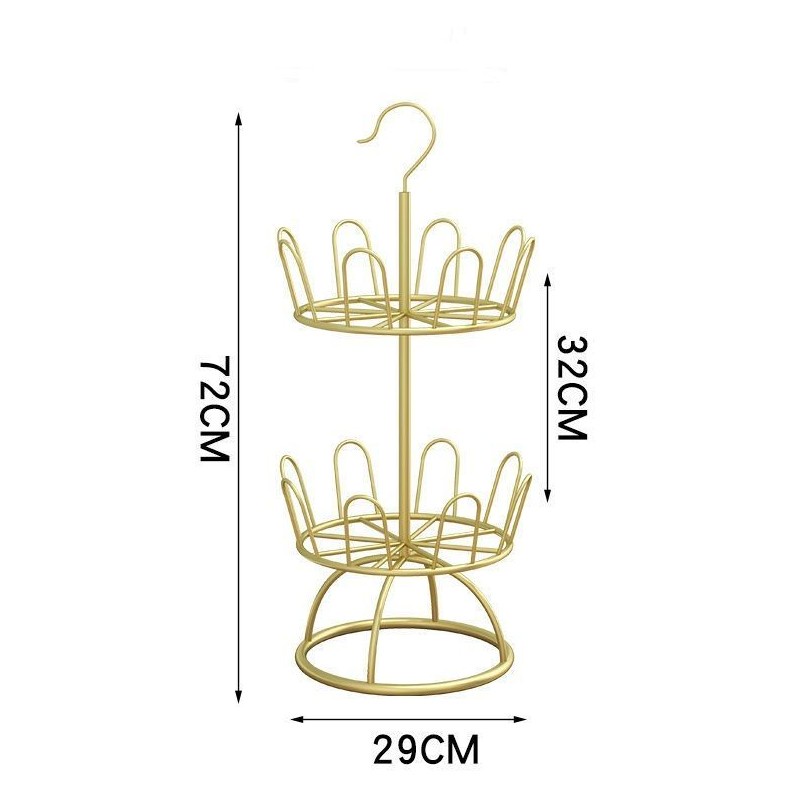 Giá kệ phơi giày dép thép không gỉ 360 độ giản nhiều tầng để ngoài trời ban công lưu trữ gia đình- hàng loại 1 - Chính hãng MINIIN 