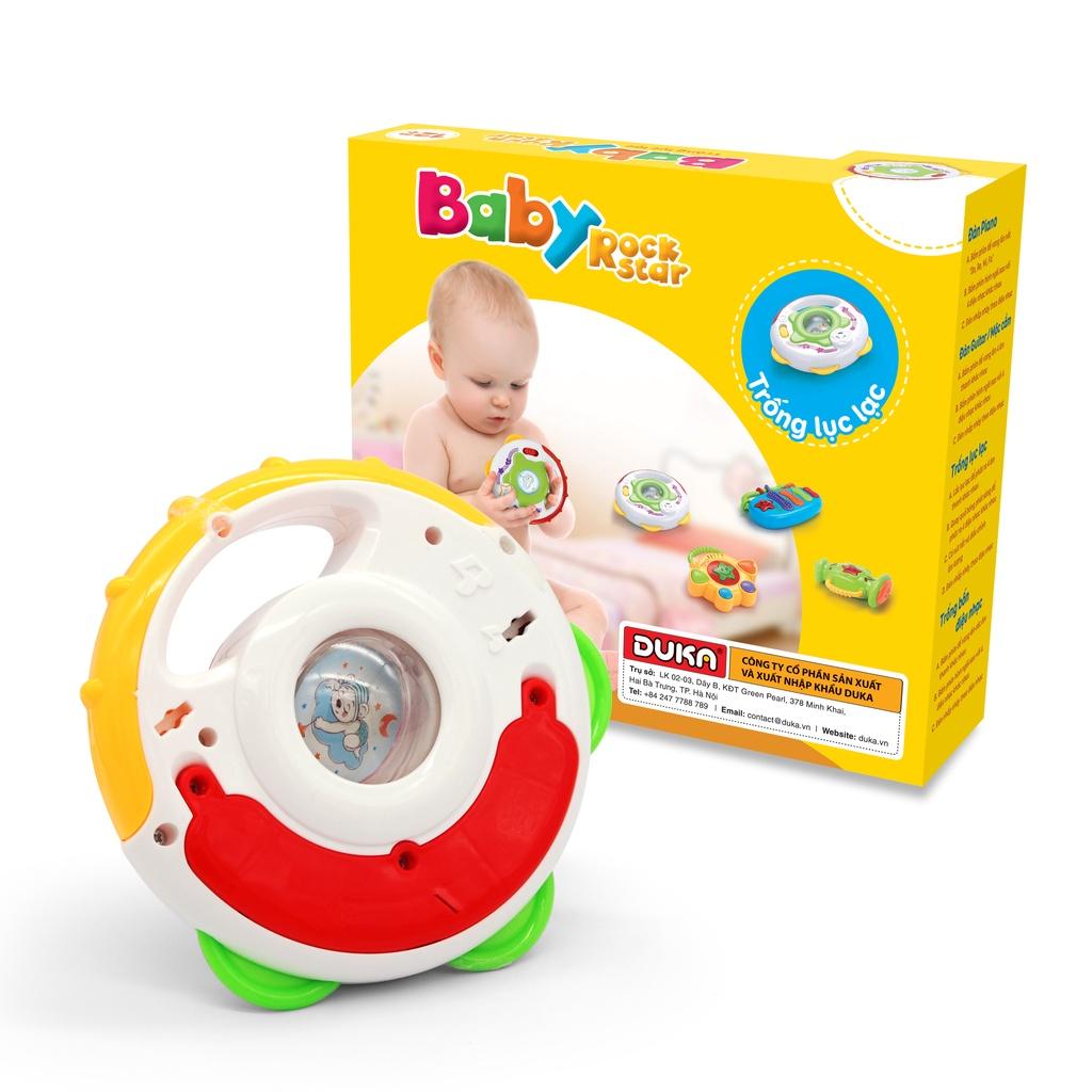 Đồ Chơi cho bé sơ sinh Trống Lục Lạc DK580021  DUKA Baby Rock Star