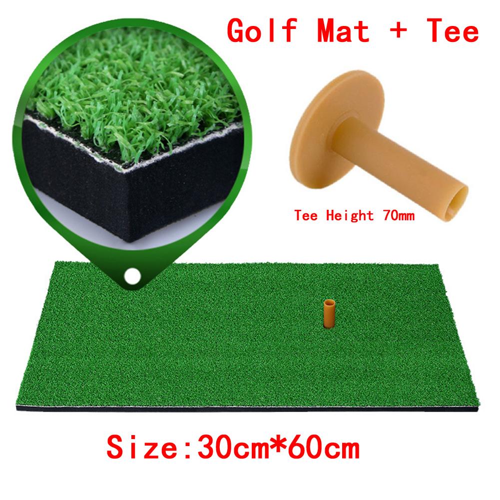 1Set Backyard Golf Mat Huấn luyện Golf Hỗ trợ ngoài trời Hiting Pad Thực hành Mat Mat Trò chơi Mat cơ sở với 1 Tee Màu: 1 Mat cộng với 1 tee