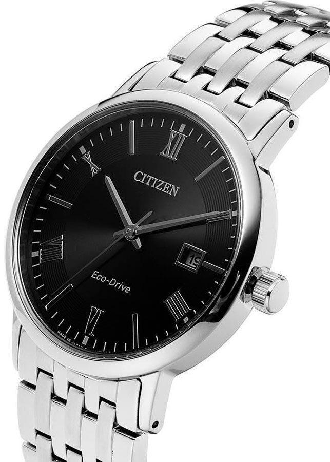 Đồng Hồ Nam Citizen Dây Thép Không Gỉ BM6770-51E - Mặt Đen (Sapphire)