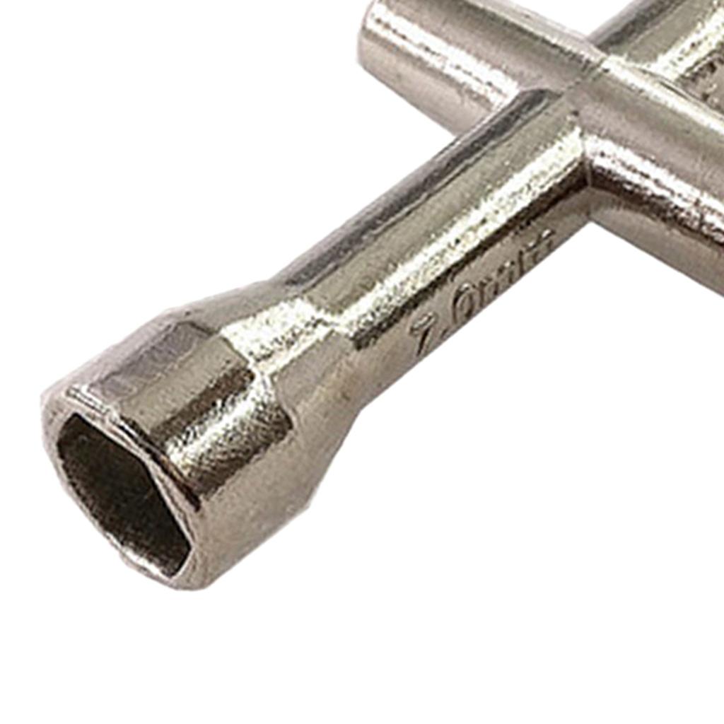 Mini 4 Chéo Ổ Cắm Cờ Lê Cờ Lê-4 Mm, 5 Mm, 5.5 Mm, 7 Mm Hạt Dụng Cụ