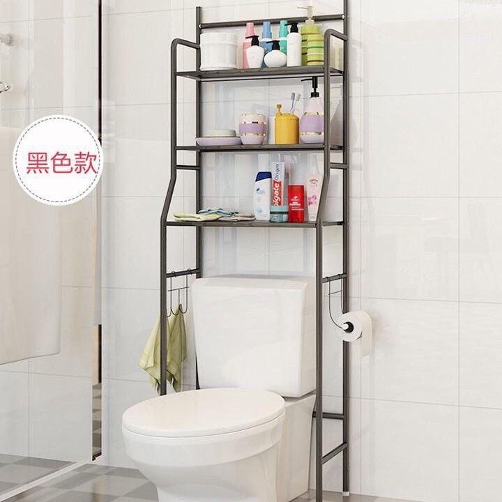 Kệ để đồ sau toilet , nhà tắm 3 tầng đa năng, tiết kiệm không gian