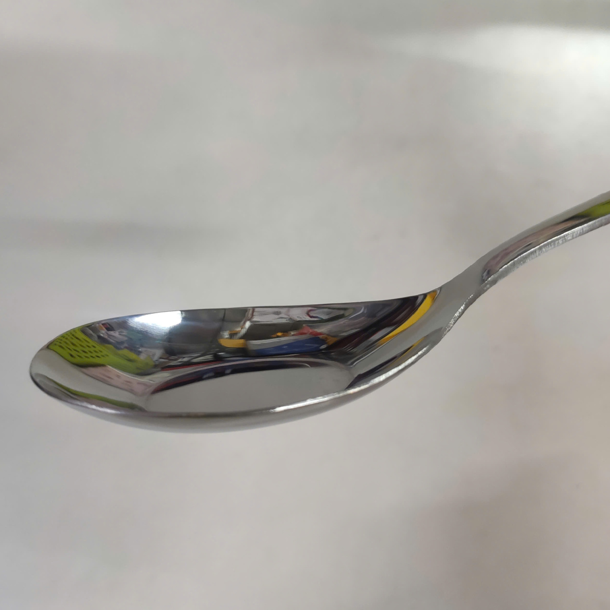 Thìa phở inox cao cấp SHR S60613 dài 16.5x4.6cm đáy phẳng - Combo 5 chiếc