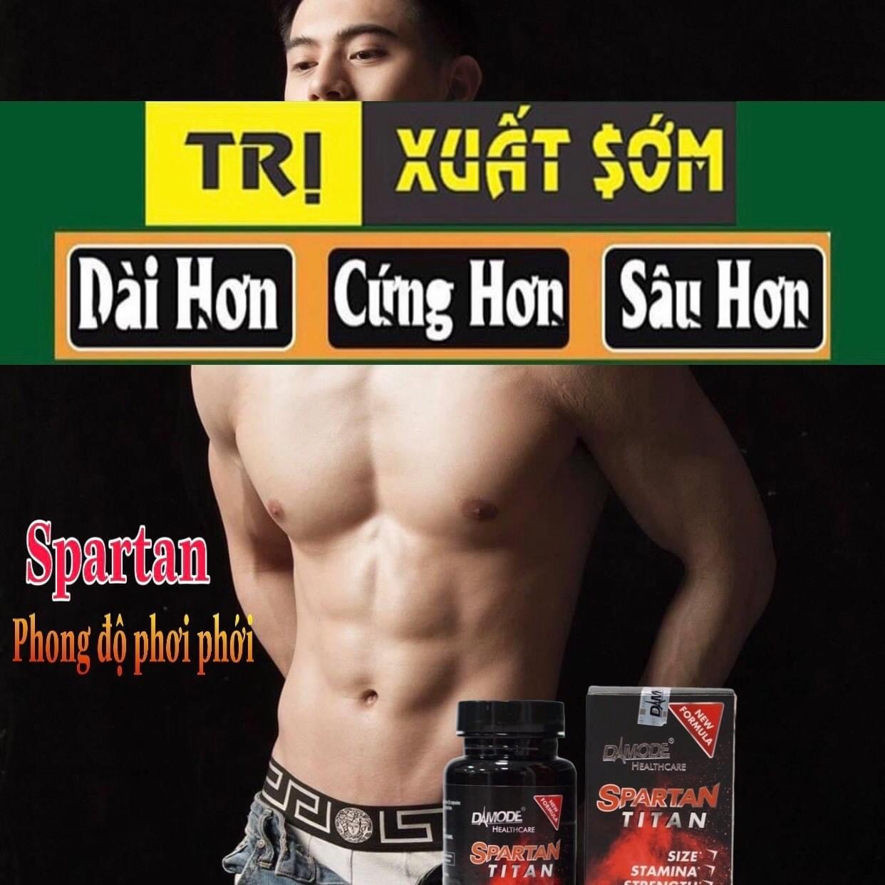 Thực phẩm chức năng hỗ trợ tăng cường sức khỏe nam giới Spartan Titan Damode lọ 30 viên