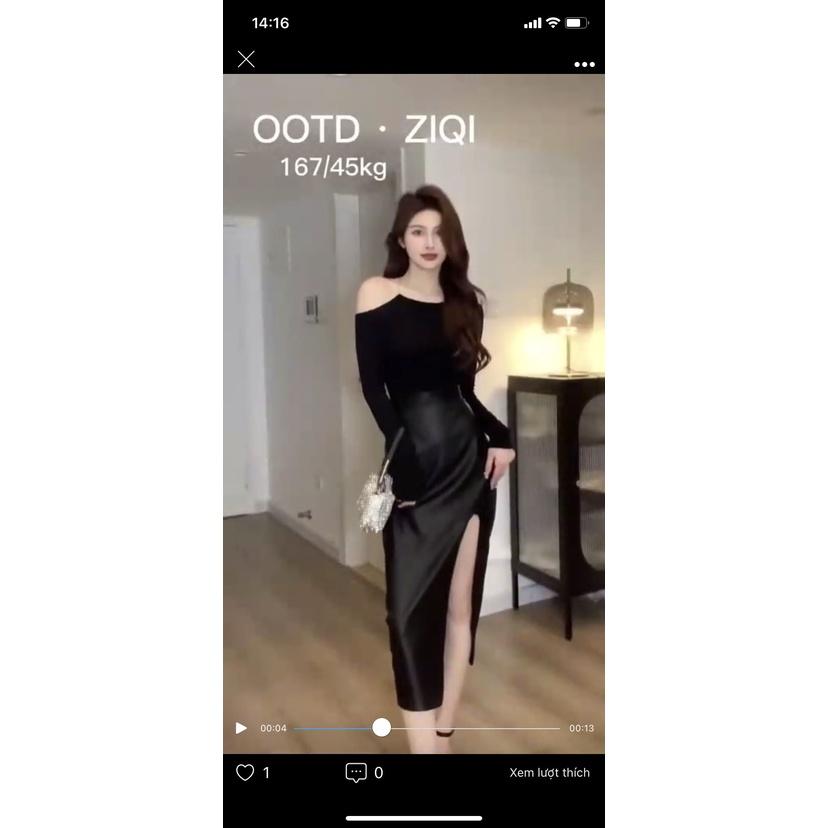 ÁO KIỂU PHỐI XÍCH TRỄ VAY TAY DÀI CỰC SEXY CHO CÁC NÀNG NHÀ MEOWSHOP