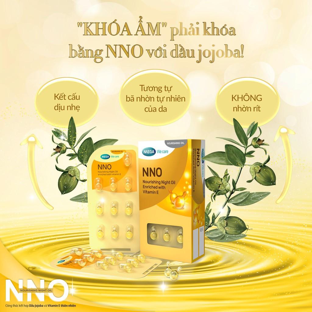 Dầu Duỡng Da Ban Đêm Nno Dạng Vỉ 30 Viên/ Hộp