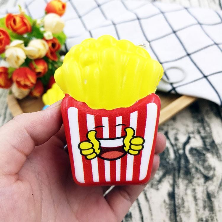 Móc khóa SQUISHY BÁNH KHOAI TÂY BIỂU CẢM Cảm Xúc Icon Siêu rẻ sáng tạo