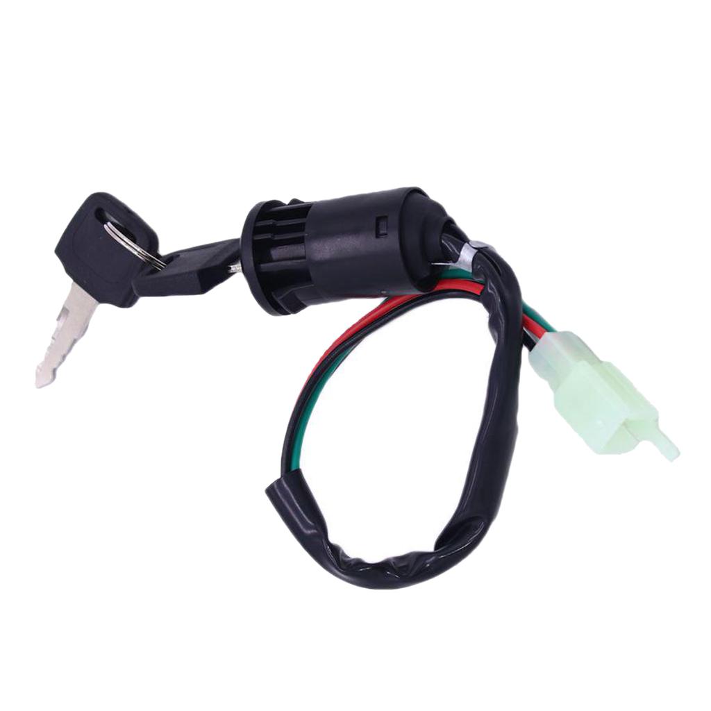 Ignition Key Barrel Switch 4 Wires 50cc 70cc 90cc 110cc 125cc Quad Dirt Pit Bike