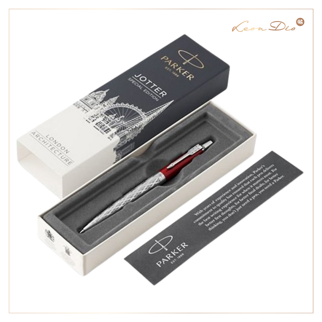 Viết Bi Parker Jotter London Architecture Classical Red – 2025827-Quà tặng doanh nghiệp