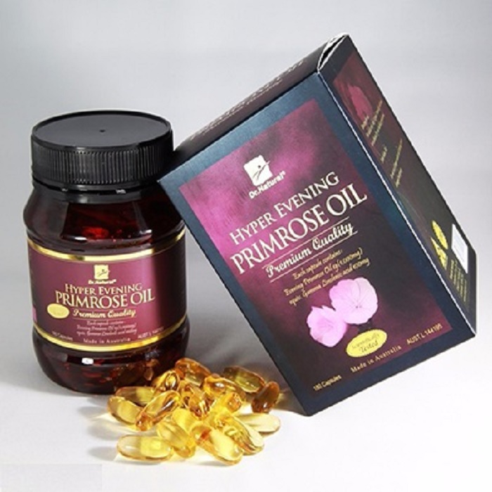 Viên uống bổ sung và cân bằng nội tiết tố làm trắng da mờ nám tàn nhang Hyper Evening Primrose Oil hộp 180 viên và 90 viên