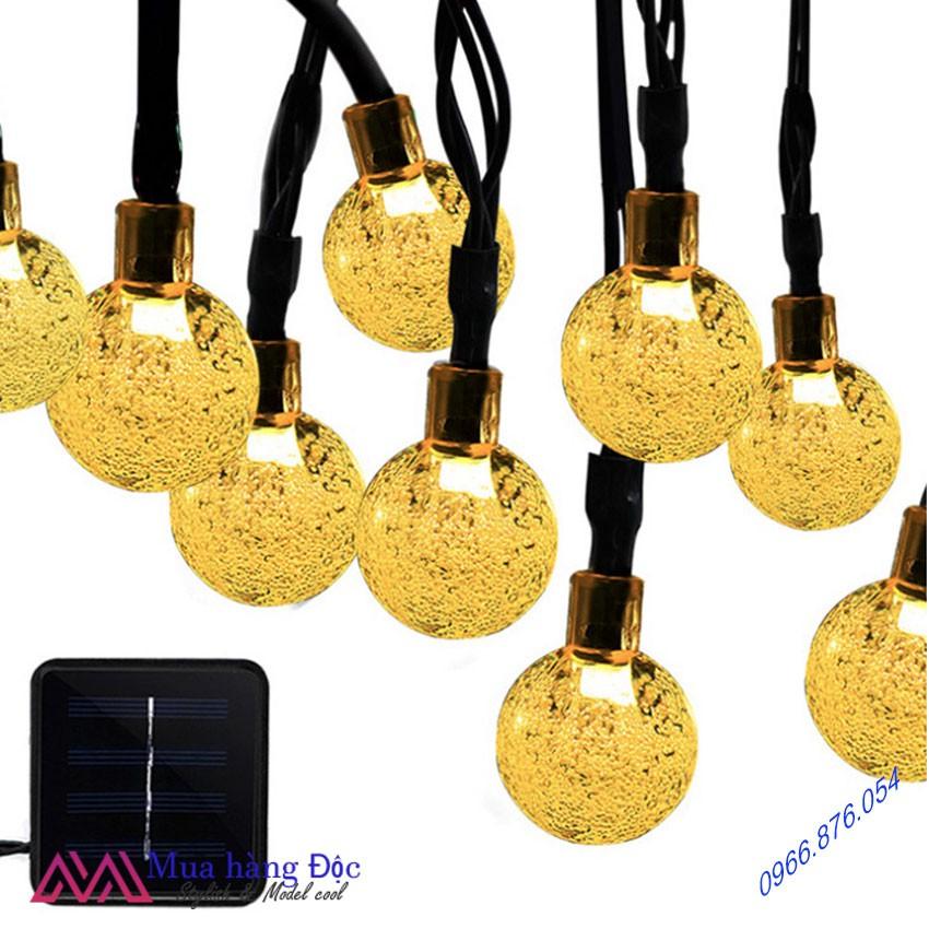 Đèn Trang Trí Ngoài Trời Dây Đèn Chống Nước Cherry Giọt Nước Năng Lượng Mặt Trời